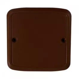   KOPOS Készülékdoboz 80x80mm sötét tölgy, PVC, LK 80X28 T_I2