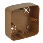 KOPOS Készülékdoboz világos faminta 80,5x80,5mm, PVC, LK 80X28 T_SD