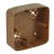 KOPOS Készülékdoboz világos faminta 80,5x80,5mm, PVC, LK 80X28 T_SD