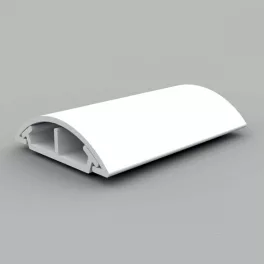   KOPOS Ívelt csatorna 2m 34x10mm sötétszürke, PVC, (2m/szál), LO 35_LD