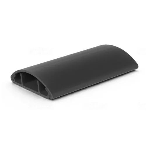 KOPOS Ívelt csatorna 2m 50x11mm sötétszürke, PVC, LO 50_LD