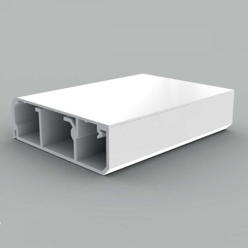 KOPOS Padlócsatorna 2m 80x25mm fehér, PVC, (2m/szál), LP 80X25_HD
