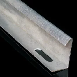   KOPOS Válaszfal rozsdamentes acél 100mm kábeltálcához, Rozsdamentes acél AISI 304, (2m/szál), NIXPZ 100_IX