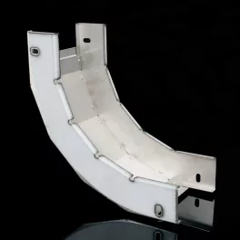   KOPOS 90°-os emelkedő idom 250x100mm kábeltálcához rozsdamentes acél, Rozsdamentes acél AISI 304, NIXSO 90X100X250_IX