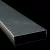 KOPOS Kábeltálca fedél rozsdamentes acél 125x50-100mm kábeltálcához, Rozsdamentes acél AISI 304, (2m/szál), NIXV 125_IX