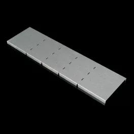   KOPOS 90°-os süllyedő idom fedél rozsdamentes acél 62x50mm kábeltálcához, Rozsdamentes acél AISI 304, NIXVKO 90X50X62_IX