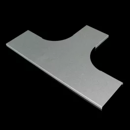   KOPOS T-idom fedél rozsdamentes acél 125x50-100mm kábeltálcához, Rozsdamentes acél AISI 304, NIXVT 125_IX