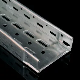   KOPOS Kábeltálca integrált végződéssel E90, Tüzihorganyzott, (2,1m/szál), NKZI 100X125X1.25_F