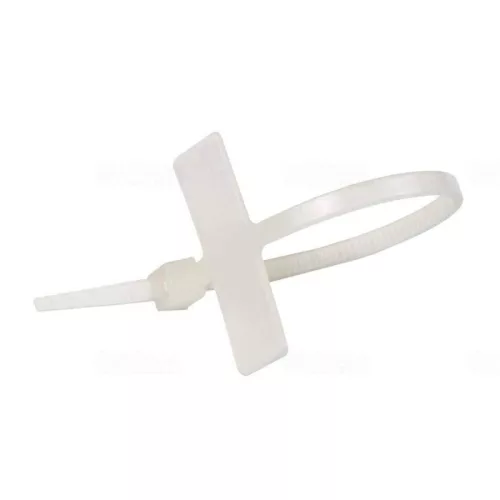 KOPOS Kötegelő azonosító táblával 100x2,5mm natúr, halogénmentes PVC SPM 100X2.5_HA