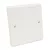 KOPOS Kötődoboz fedél 81x81x9mm fehér, VLK 80/R_HB