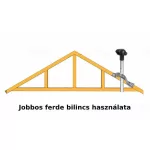 Félbilincs ferde, jobbos 2 colos csőhöz 4200 KPAKMB2JOBB