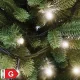 Home KSI 100/WW LED-es fényfüzér, 10 m / 100 db melegfehér LED, állófényű, fekete vezeték, kül- és beltéri kivitel, KSI_100_WW