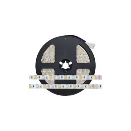   LED-szalag, SMD 5050, 60 LED/m, 12 V, 14,4 W/m, IP20, RGB+meleg fehér, kiszerelés (5 méter)