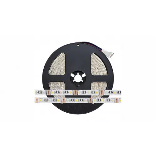 LED-szalag, SMD 5050, 60 LED/m, 12 V, 19,2 W/m, IP20, természetes fehér, kiszerelés (5 méter)