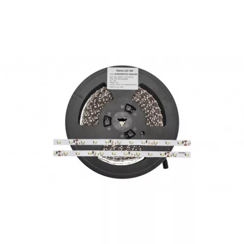 LED-szalag, SMD 2835, 60 LED/m, 12 V, 4,8 W/m, IP65, hideg fehér, kiszerelés (25 méter)