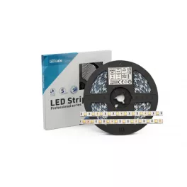   LED-szalag, SMD 5050, 60 LED/m, 12 V, 12 W/m, IP20, Szabályozható színhőmérséklet, 5 év garancia, kiszerelés (5 méter)
