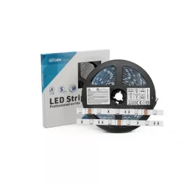   LED-szalag, SMD 5050, 30 LED/m, 24 V, 7,2 W/m, IP20, RGB, 5 év garancia, kiszerelés (5 méter)
