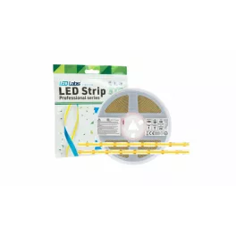   LED-szalag, COB, 1600 LED, 12 V, 8 W/m, IP20, hideg fehér, 3 év garancia, kiszerelés 5 méter)