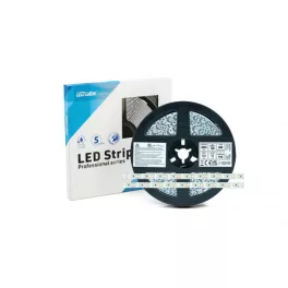   LED-szalag, SMD 2835, 120 LED/m, 12 V, 9,6 W/m, IP20, természetes fehér, 5 év garancia, kiszerelés (5 méter)