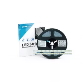   LED-szalag, SMD 2835, 120 LED/m, 24 V, 15 W/m, IP65, természetes fehér, 3 év garancia, kiszerelés (5 méter)