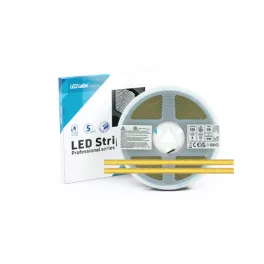   LED-szalag, COB, 528 LED/m, 12 V, 6 W/m, IP20, hideg fehér, 5 év garancia, kiszerelés (5 méter)