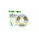 LED-szalag, COB, 1600 LED, 24 V, 8 W/m, IP20, meleg fehér, 3 év garancia, kiszerelés 25 méter)