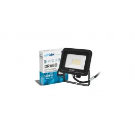   DRAGO LED-reflektor, 90°, IP65, 20 W, Természetes fehér, fekete LAB-17-0000-08 LED Labs