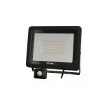 DRAGO mozgásérzékelős LED-reflektor, 90°, IP44, 100 W, Természetes fehér, fekete LAB-17-0000-14 SpectrumLED