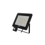 DRAGO mozgásérzékelős LED-reflektor, 90°, IP44, 100 W, Természetes fehér, fekete LAB-17-0000-14 SpectrumLED