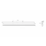 LED-neonflex, SMD 2835, 140 LED/m, 24 V, 12 W/m, IP67, hideg fehér, 3 év garancia, kiszerelés (5 méter)