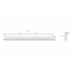 LED-neonflex, SMD 2835, 126 LED/m, 24 V, 10,8 W/m, IP67, piros, 3 év garancia, kiszerelés (5 méter)