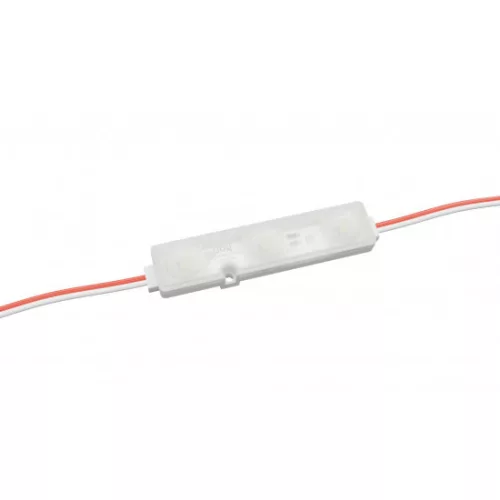 LED-modul, SMD 2835, 3 LED, 12 V DC, 0,72 W/m, IP68, hideg fehér, 5 év garancia