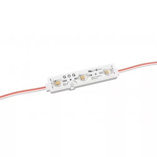 LED-modul, SMD 2835, 3 LED, 12 V DC, 1,08 W/m, IP68, meleg fehér, 5 év garancia