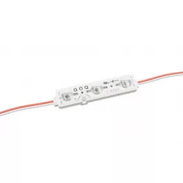   LED-modul, SMD 2835, 3 LED, 12 V DC, 0,72 W/m, IP68, piros, 5 év garancia