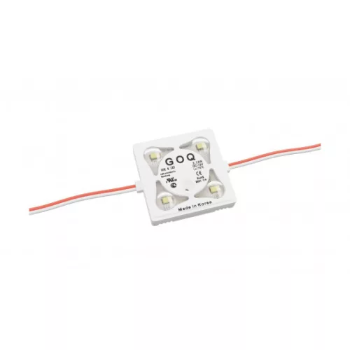 LED-modul, SMD 2835, 4 LED, 12 V DC, 2,16 W/m, IP68, hideg fehér, 5 év garancia