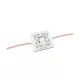 LED-modul, SMD 2835, 4 LED, 12 V DC, 2,16 W/m, IP68, hideg fehér, 5 év garancia