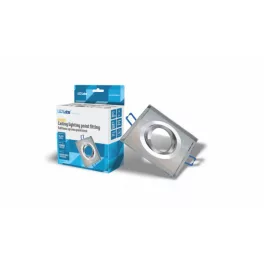   Ceiling lighting point fitting QUADRO glass square - transparent LAB-20-0000-18 LED Labs