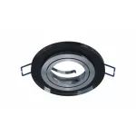 Ceiling lighting point fitting GIRO glass round black LAB-20-0000-21 LED Labs