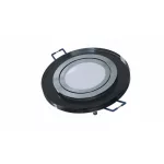 Ceiling lighting point fitting GIRO glass round black LAB-20-0000-21 LED Labs