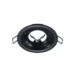 Ceiling lighting point fitting LUCA cast round adjustable matt black LAB-20-0000-94 LED Labs