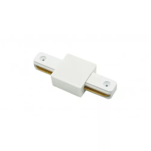 Connector for 1f busbars, straight, white LAB-20-0001-04 LED Labs
