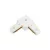Connector for busbars 1f, angular, white