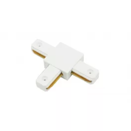 Connector for busbars, 1f white tee