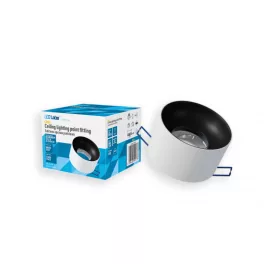   Ceiling lighting point fitting CASA cast round Fixted white LAB-20-0001-87 LED Labs