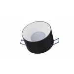 Ceiling lighting point fitting CASA cast round Fixted black LAB-20-0001-88 LED Labs
