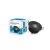Ceiling lighting point fitting LISA cast round Fixted black LAB-20-0001-90 LED Labs