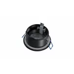 Ceiling lighting point fitting LISA cast round Fixted black LAB-20-0001-90 LED Labs