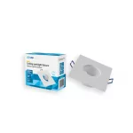 Ceiling lighting point fitting BONA cast round Fixted white LAB-20-0001-93 LED Labs