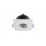 Ceiling lighting point fitting XANA cast square Fixted white, IP44 LAB-20-0002-03 LED Labs