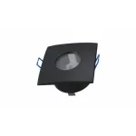 Ceiling lighting point fitting XANA cast square Fixted black, IP44 LAB-20-0002-04 LED Labs